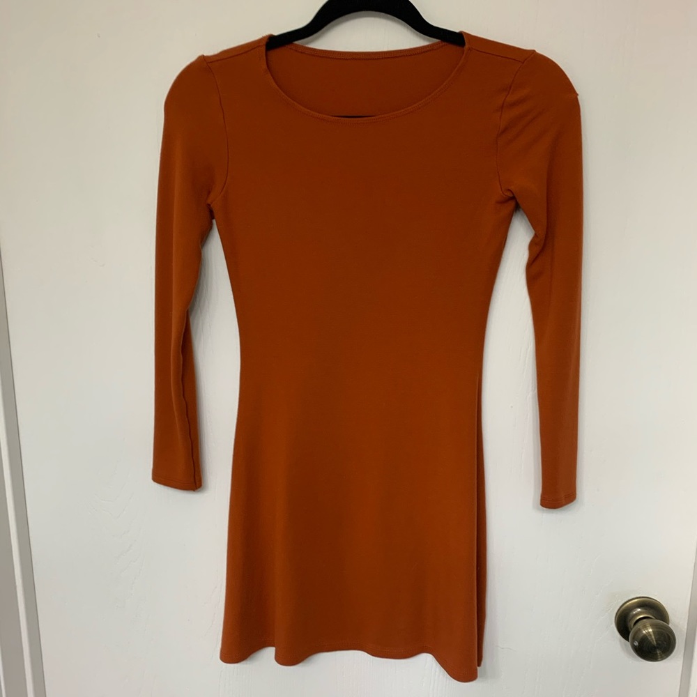 Burnt Orange American Apparel Dress